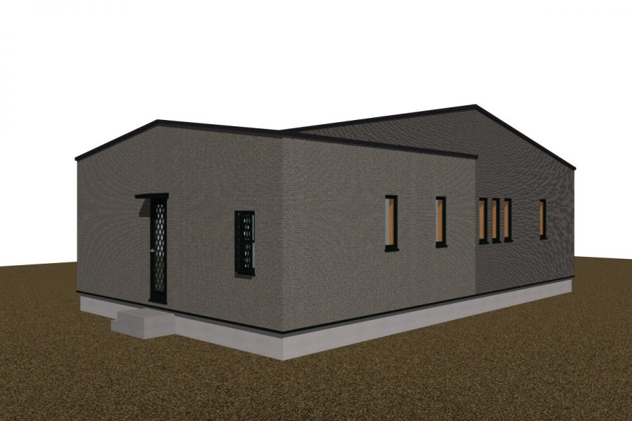 パース図　北東面