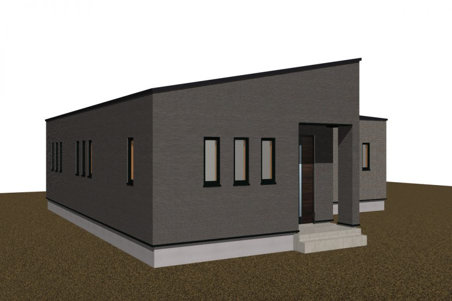 パース図　南西面