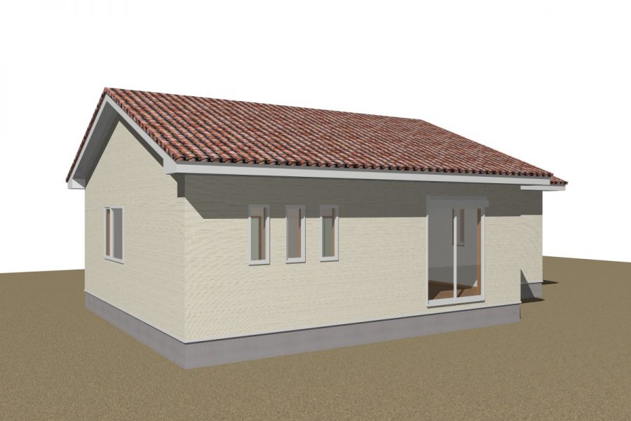 パース図　南西面