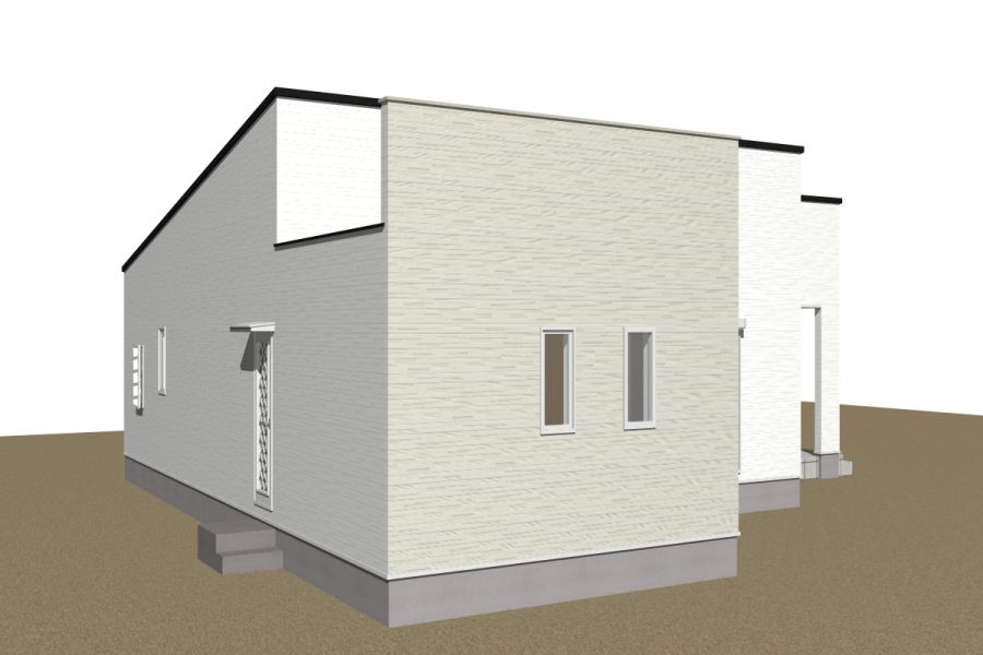 パース図　南西面