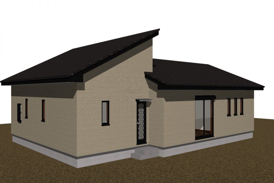 パース図　南西面