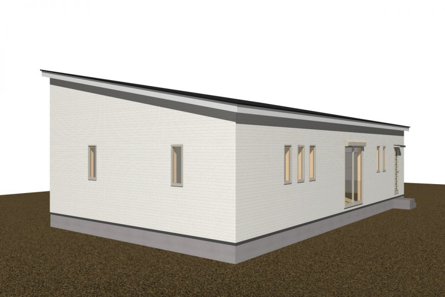 パース図　南西面