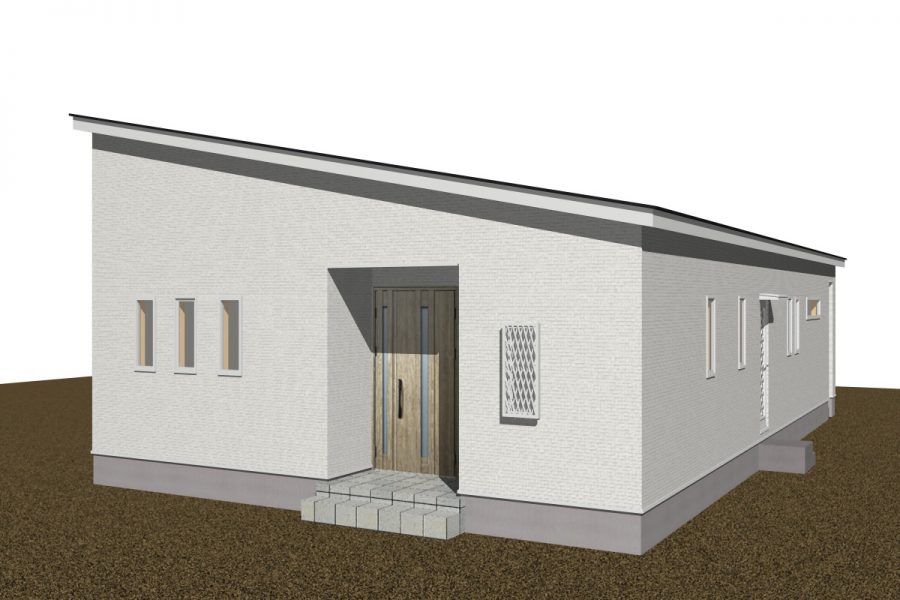 パース図　北西面