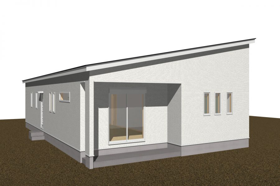 パース図　南西面