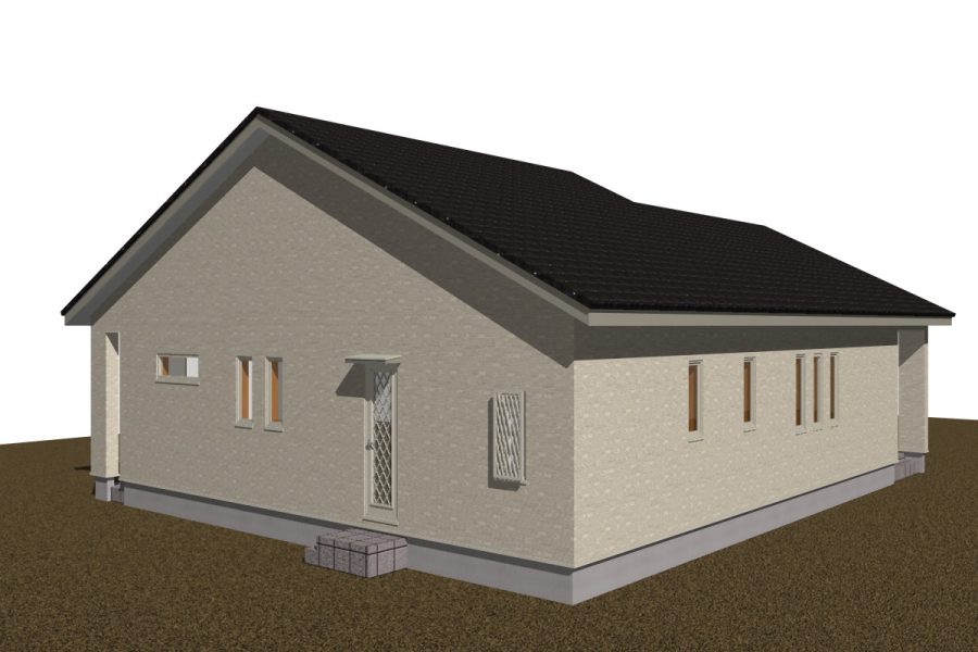 パース図　北東面