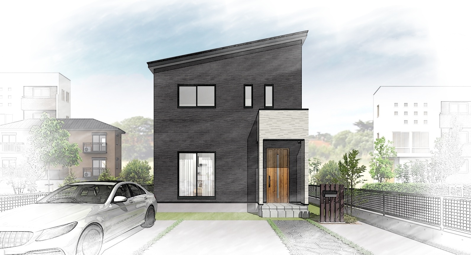 住宅模型、ハウスプラン ホームズ】ポラスの分譲住宅 北浦和SCT GXgrade≪WEST BLOCK